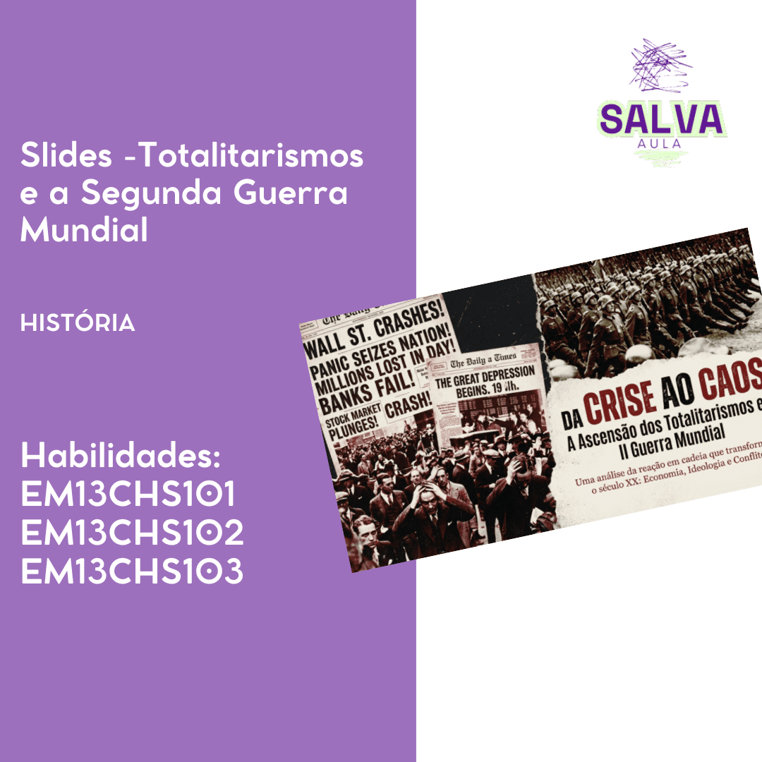 Slides - Totalitarismos e a Segunda Guerra Mundial