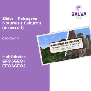 Slides - A geografia no Minecraft: Paisagens Naturais e Culturais