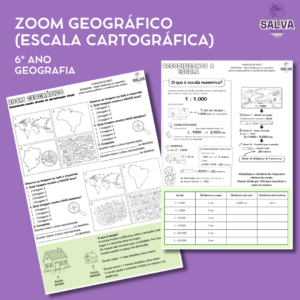 Atividade de Geografia - Zoom Geográfico - Escala Cartográfica