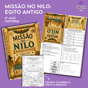 Atividade de História 6º ano — Missão no Nilo: Egito Antigo