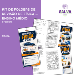 KIT DE FOLDERS DE REVISÃO DE FÍSICA – ENSINO MÉDIO