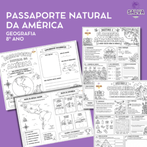 Atividade de Geografia 8º ano - Passaporte Natural da América