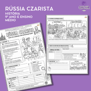 Rússia Czarista - Atividade de História 9º ano
