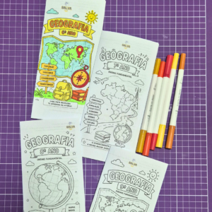Kit de Folders de Revisão - Atividades de Revisão do 1º Semestre - Fundamental II