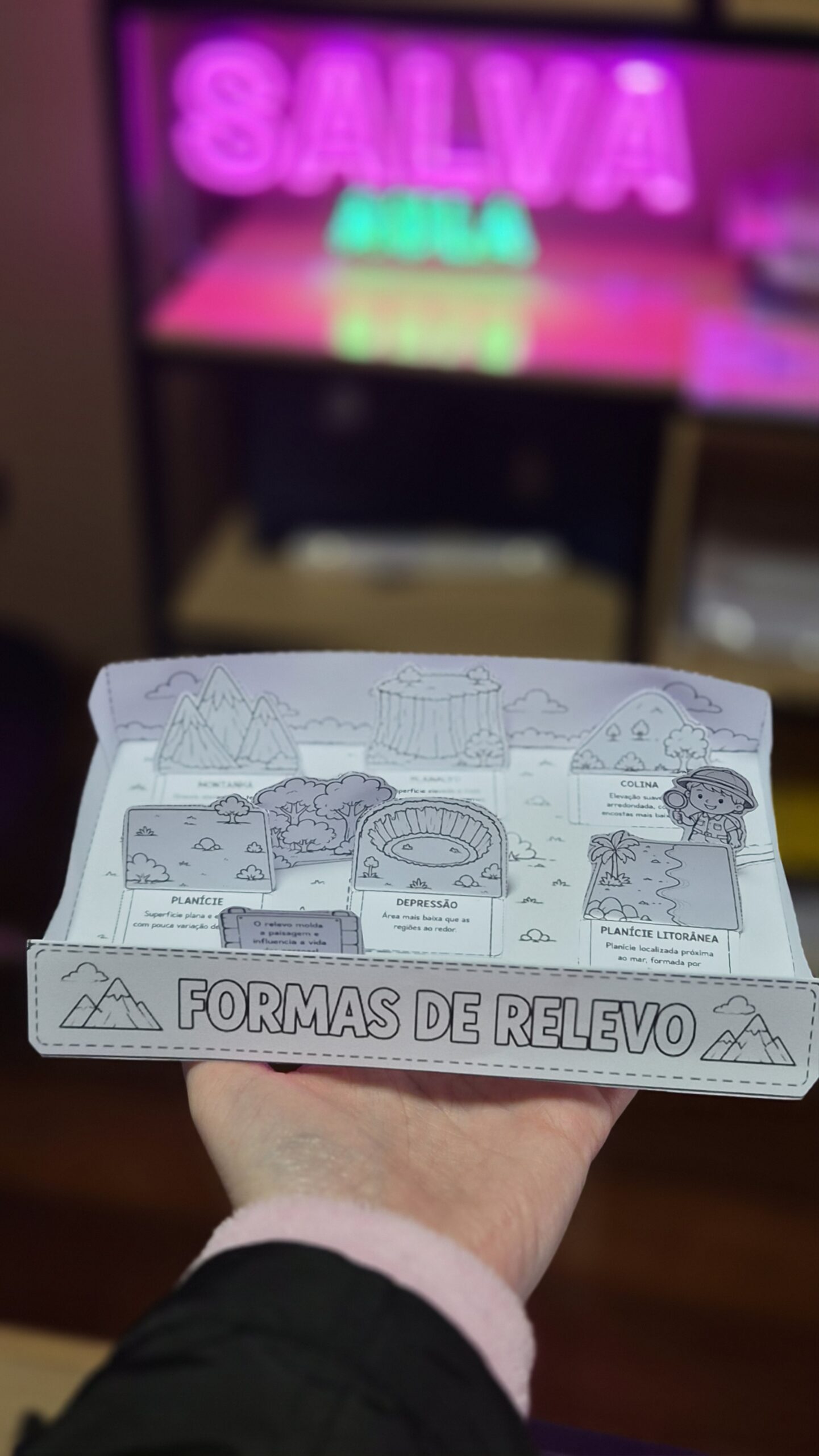 Maquete Interativa das Formas de Relevo + Atividades - Imagem 2