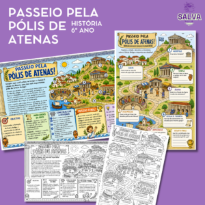 Passeio pela Pólis de Atenas - Atividade de História 6º Ano