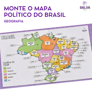 Monte o Mapa Político do Brasil