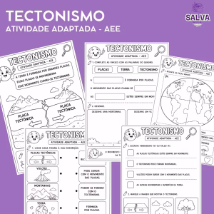 Tectonismo - Atividade Adaptada (AEE)