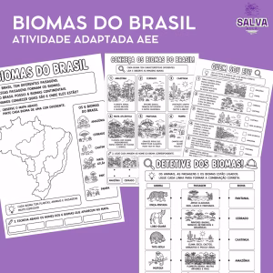Biomas do Brasil - Atividade Adaptada AEE