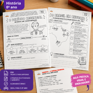 Período Regencial | Revoltas Regenciais + Mapa