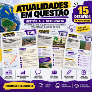 Atualidades em Questão – 15 Desafios de História e Geografia | ENEM em Jogo