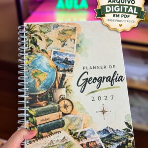 Planner do Professor de Geografia 2027 — Organização e Planejamento para o Ano Letivo