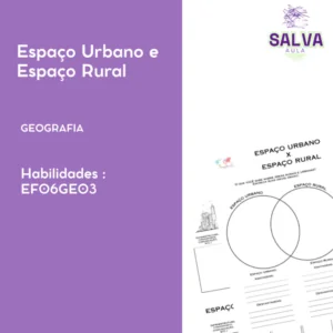 Espaço rural x Espaço urbano - Atividade!