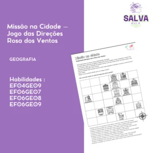 Missão na Cidade - Jogo das Direções com Rosa dos Ventos