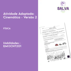 Atividade Adaptada Cinemática - Versão 2