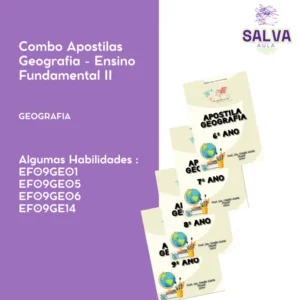 Apostilas Geografia Ensino Fundamental - Combo!