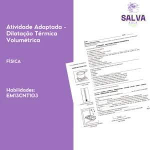 Atividade Adaptada - Dilatação Térmica Volumétrica