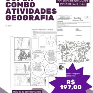 Combo Completo de Geografia – 9º Ano