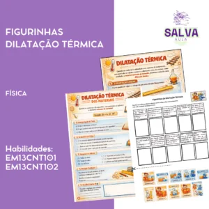 Atividade de Física - Figurinhas Dilatação Térmica