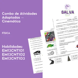 Combo de Atividades Adaptadas – Cinemática